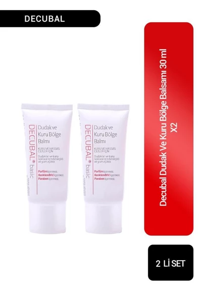 Decubal Dudak Ve Kuru Bölge Balsamı 30 ml x 2 Adet ürün görseli 1