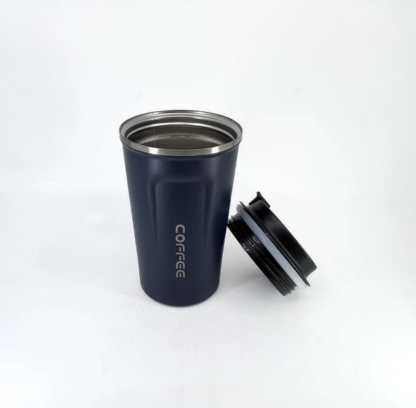 Termos Bardak Mug 510ml Lacivert - Resim 3