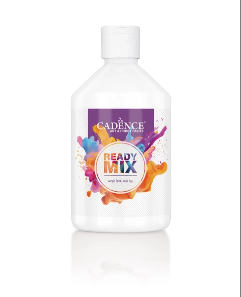 READY MIX AKRİLİK BOYA RM-01 BEYAZ 500ML ürün görseli 1