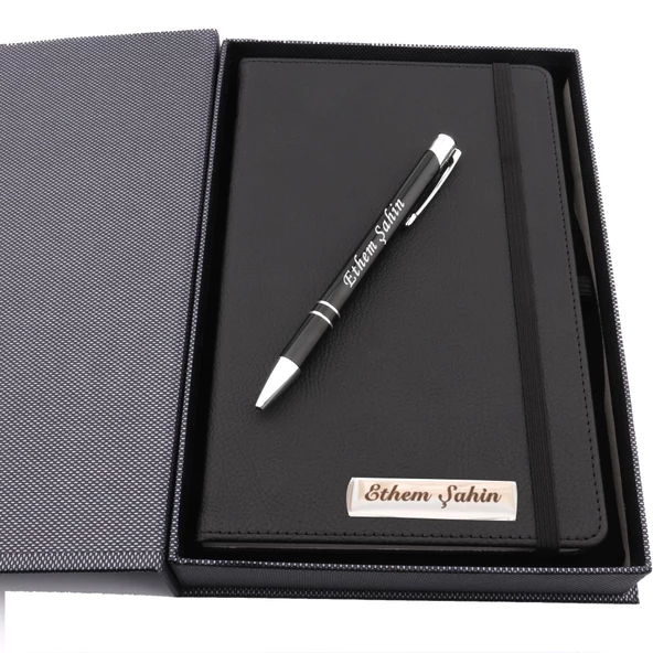 Özel Kutusunda İsme Özel Defter Kalem Seti Öğretmenler Günü ürün görseli 1