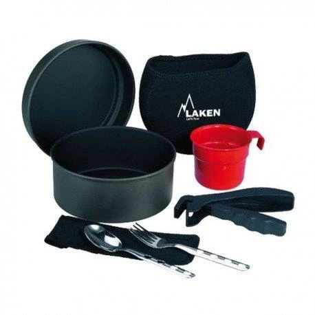 Laken Alüminyum Teflon Kaplama Bir Kişilik Pişirme Seti+Nprn Kılıflı Ø17cm  LK6011FN ürün görseli 1