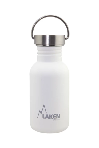 Laken Çelik 18/8 Vintage Basic Şişe 0,50L - Beyaz LKBSH50BL ürün görseli 1