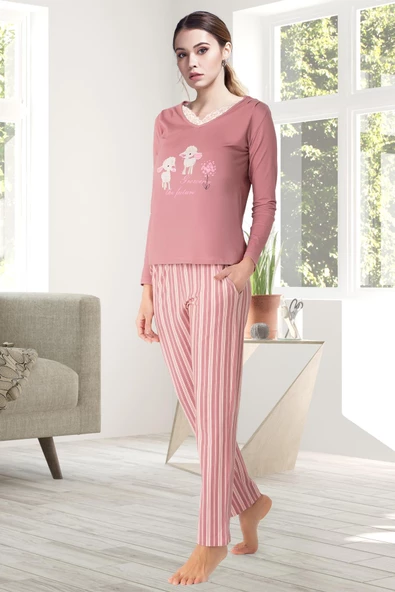 DoReMi Bayan Pijama Takımı - Resim 7