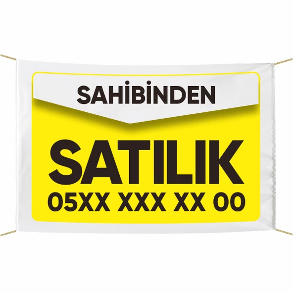 SAHİBİNDEN SATILIK Afiş -Pankart 100x150 cm ürün görseli 1