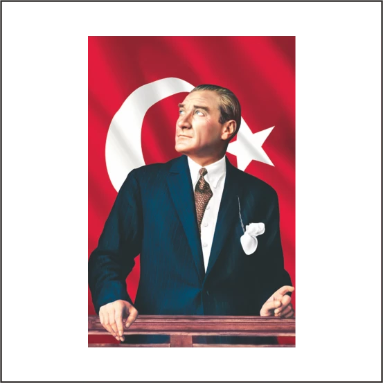 Atatürk Posteri - 1-150*225 cm ürün görseli 1