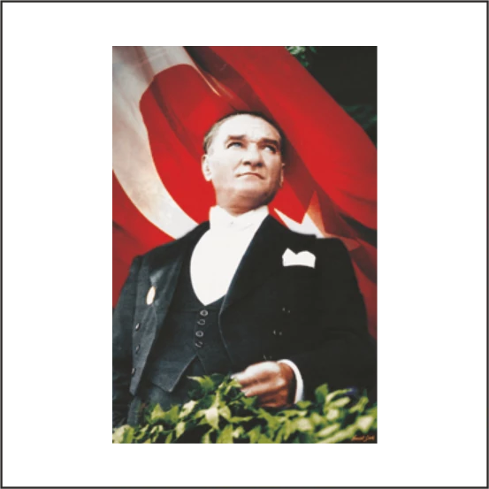 Atatürk Posteri - 5- 400x600 cm - Resim 2