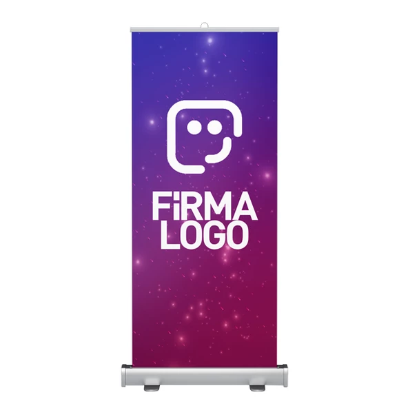 Özel Logolu Roll Up Banner 80x200 cm Baskılı ürün görseli 1