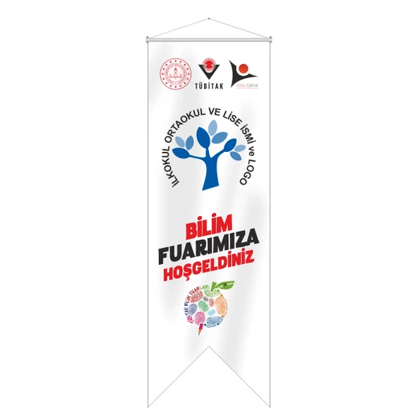 Bilim Fuarı Kırlangıç Flama 50x150 cm -4 ürün görseli 1