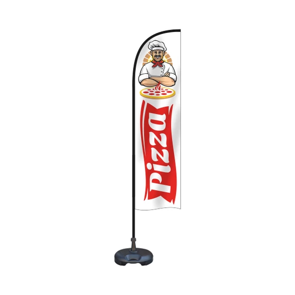 Pizza Yelken Bayrak ürün görseli 1