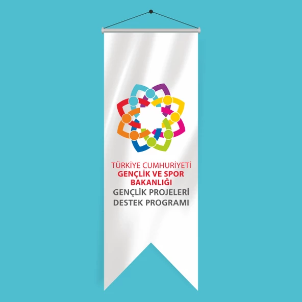 Gençlik Projeleri Destek Programı Kırlangıç Flama 70x200 cm ürün görseli 1