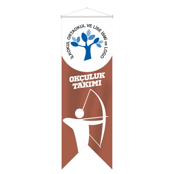 Okçuluk Takımı Kırlangıç Flama 70x200 cm ürün görseli 1