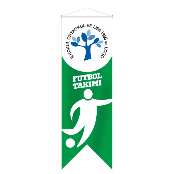 Futbol Takımı Kırlangıç Flama 70x200 cm ürün görseli 1
