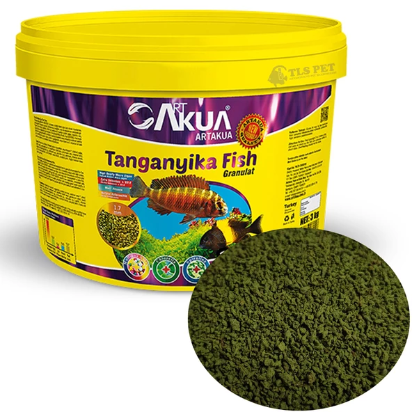 ArtAkua Tanganyika Fish Tanganyika Bitkisel  Balık Yemi (Bölme) - 250 Gr ürün görseli 1
