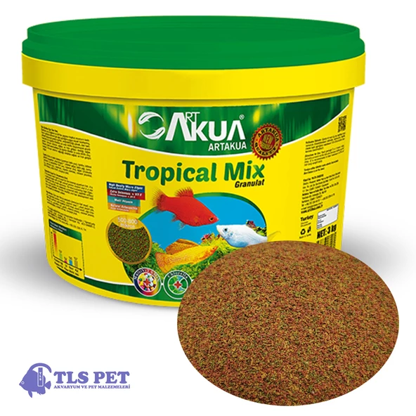 ArtAkua Tropical Mix Tropikal Balık Yemi 250 Gr ürün görseli 1