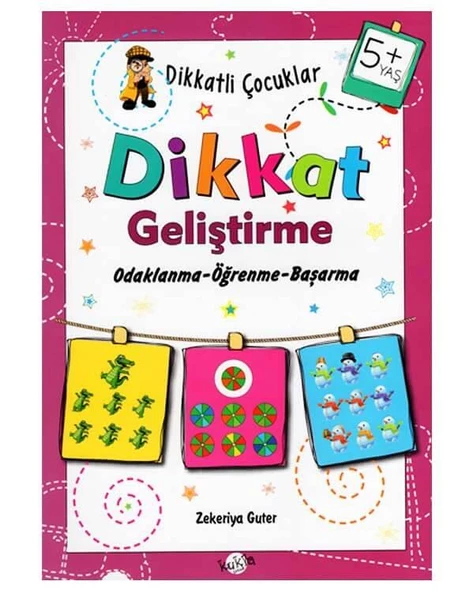Dikkatli Çocuklar-Dikkat Geliştirme Odaklanma-Öğrenme-Başarma (+5 Yaş) ürün görseli 1