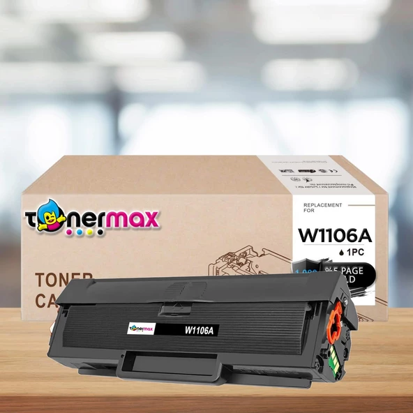 HP LaserJet Pro MFP M135W Muadil Toner - Çipli ( Eski Versiyon )/ TonerMAX 106A W1106A Toner Çipli ürün görseli 1