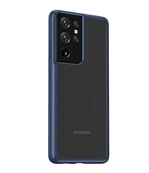 Galaxy S21 Ultra İnce Kılıf Şeffaf Kamera Korumalı ürün görseli 1