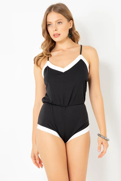 DoReMi Pamuklu Şortlu Tulum Pijama - Resim 2