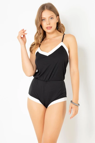 DoReMi Pamuklu Şortlu Tulum Pijama - Resim 7