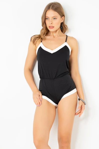 DoReMi Pamuklu Şortlu Tulum Pijama - Resim 8