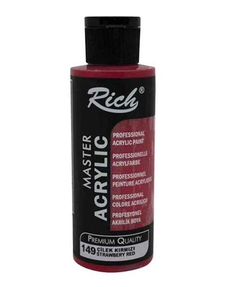 Rich Master Akrilik Boya Çilek Kırmızı 120ml ürün görseli 1
