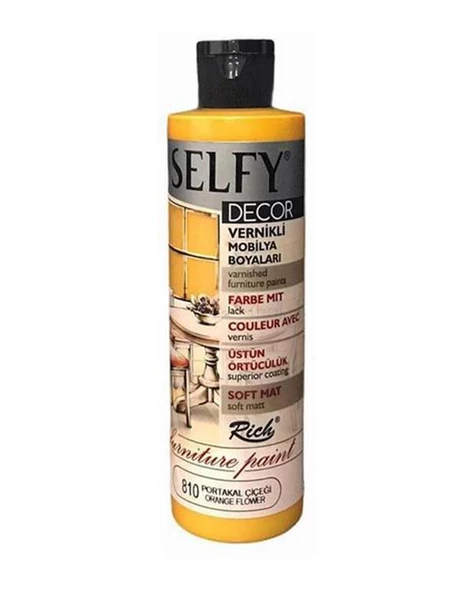 Rich Selfy Decor Vernikli Boya Portakal Çiçeği 240cc ürün görseli 1