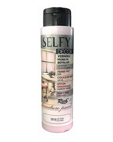 Rich Selfy Decor Vernikli Boya Lilyum 500cc ürün görseli 1