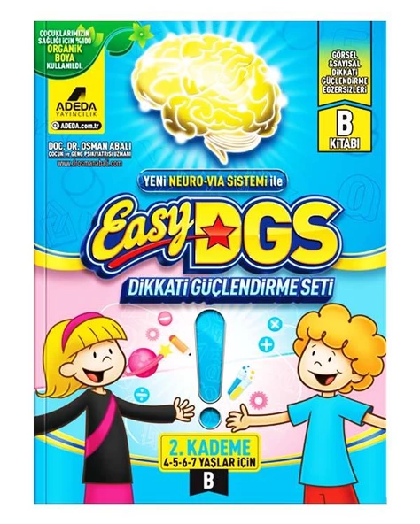 Easy Dikkat Güçlendirme Kitabı 4/7 Yaş B ürün görseli 1