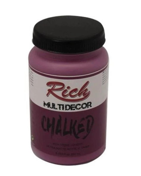 Rich Multi Decor Chalked Akrilik Boya Vişne 250ml ürün görseli 1