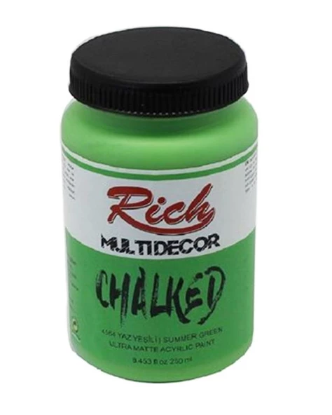 Rich Multi Decor Chalked Akrilik Boya Yaz Yeşili 250ml ürün görseli 1