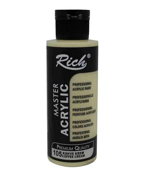 Rich Master Akrilik Boya Kahve Krem 120ml ürün görseli 1