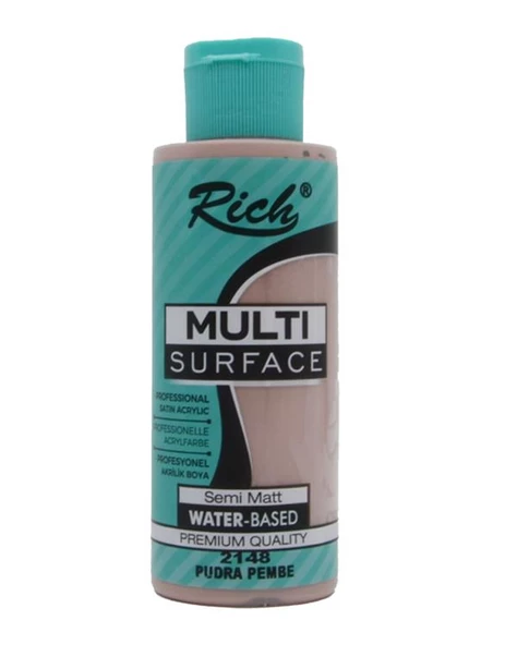 Rich Multi Surface Akrilik Boya Pudra Pembe 120cc ürün görseli 1