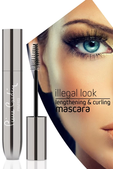 Pierre Cardin Illegal Look Kıvrım ve Extra Uzunluk Etkili Siyah Mascara ürün görseli 1