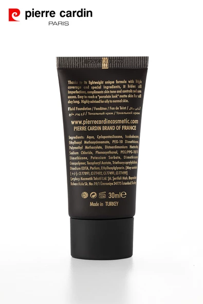 Pierre Cardin Truly Matte Fondöten - Light - Resim 9