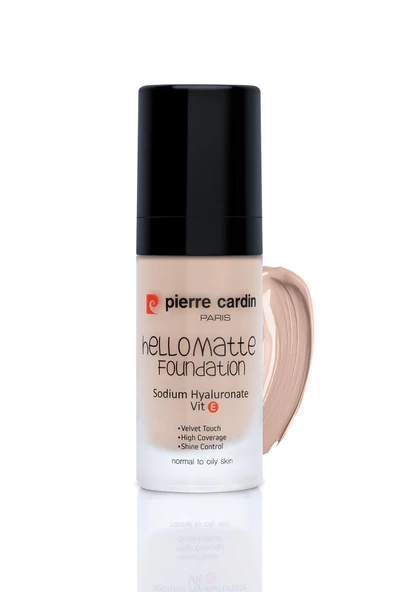 Pierre Cardin HelloMatte Foundation - Light - 30 ML - Resim 2