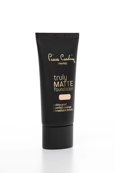 Pierre Cardin Truly Matte Foundation - Nude Buff - Resim 4