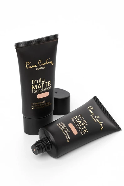 Pierre Cardin Truly Matte Foundation -  Ivory Buff - Resim 3