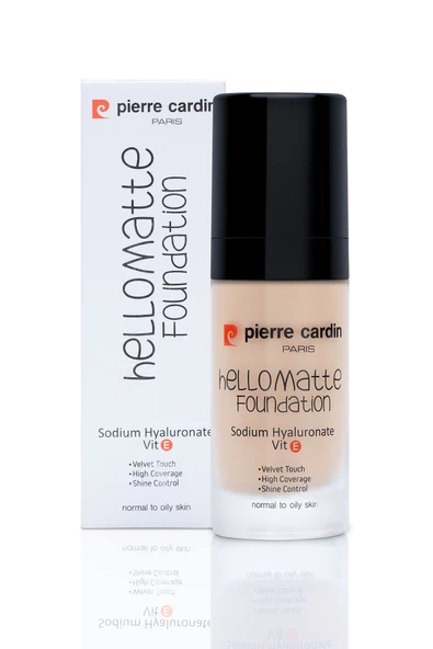 Pierre Cardin HelloMatte Foundation - Sun Beige - 30 ML - Resim 2