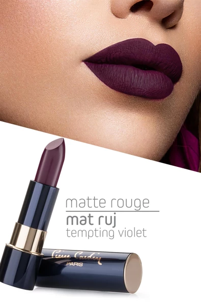 Pierre Cardin Matte Rouge Mat Ruj - Tempting Violet ürün görseli 1