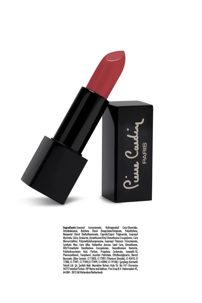 Pierre Cardin Retro Matte Lipstick  - Red - 153 - Resim 11