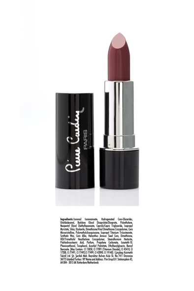 Pierre Cardin Porcelain Matte Edition Lipstick - Ruby Red - 217 - Resim 12
