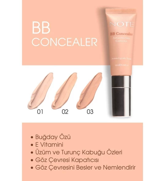 Note Bb Göz Altı Kapatıcı - Concealer 03 ürün görseli 1