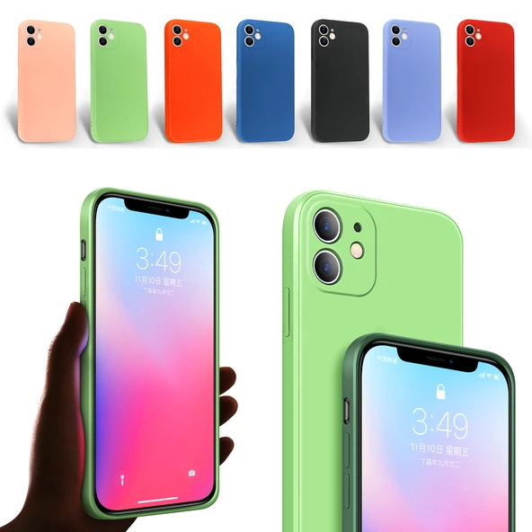 iPhone 11 Kılıf Kamera Korumalı Lansman Silikon Kapak ürün görseli 1