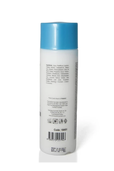 Pierre Cardin Face Cleansing Milk 200 ML - Nemlendirici Yüz Temizleme Sütü ürün görseli 1