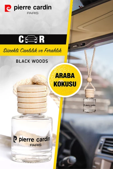 Pierre Cardin Car Fragrance BLACK WOODS 8 ml ürün görseli 1