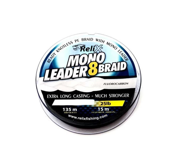 Relix Mono Leader 8 Braid 28 Mm 135 Mt İpek Misn. ürün görseli 1