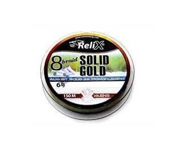 Relix 8x Solid Gold 28 Mm 150 Mt İpek Misina ürün görseli 1