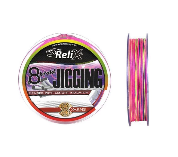 Relix 8x Jigging M.Colour 32mm 150mt İpek Misina ürün görseli 1