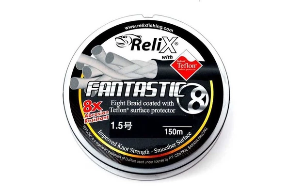 Relix Fantastic 8x 33 Mm 150 Mt İpek Misina ürün görseli 1