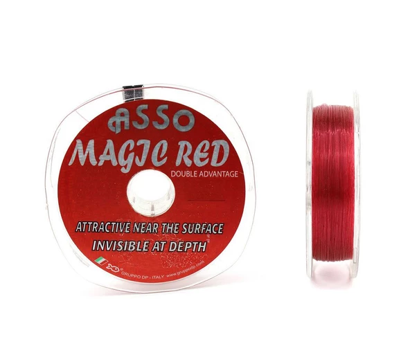 Asso Magic Red 0,30mm 100m Misina ürün görseli 1